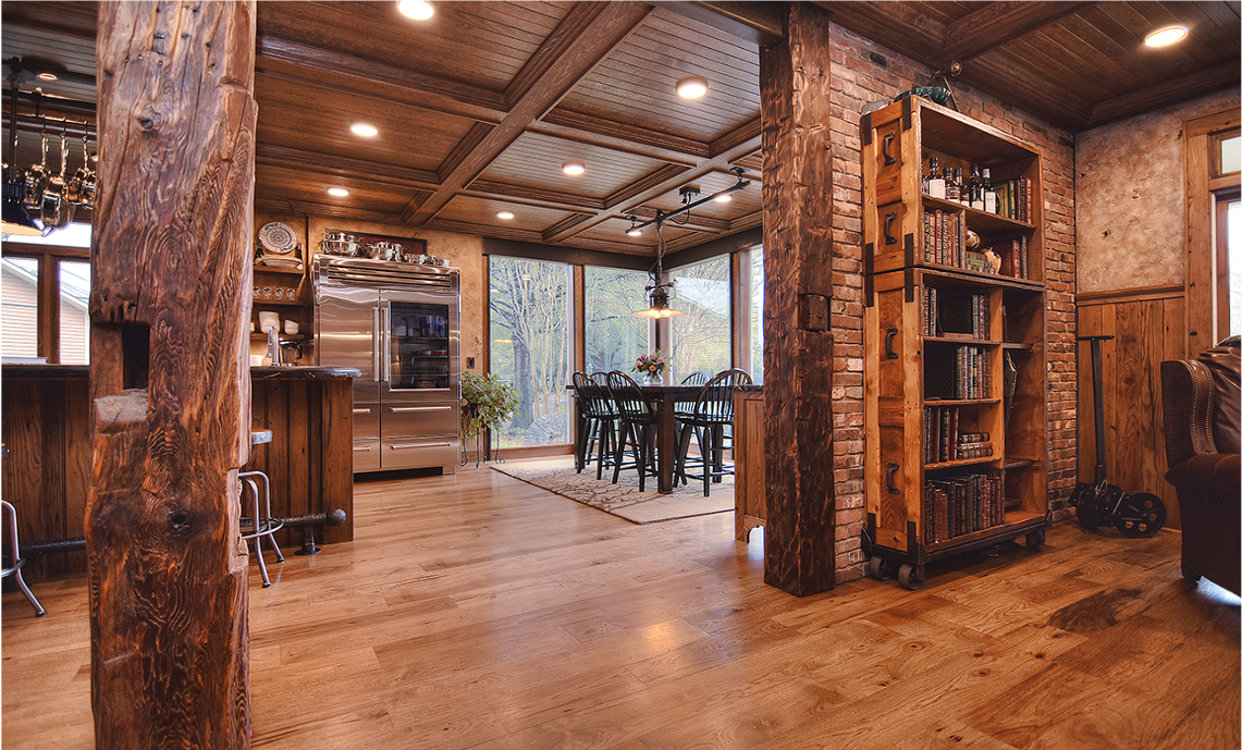 Waxhaw kitchen featuring bespoke artisan woodwork and detailing